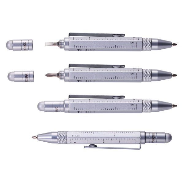 Ручка шариковая TROIKA многофункциональная "CONSTRUCTION LILIPUT". Арт PIP25/SI