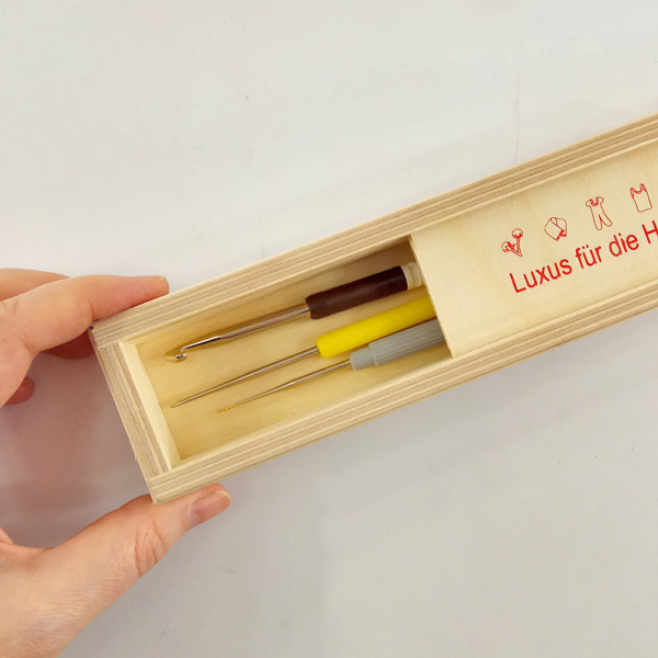 Органайзер addi для крючков, деревянный, 19 х 5 х 3 см . Арт 530-9/000