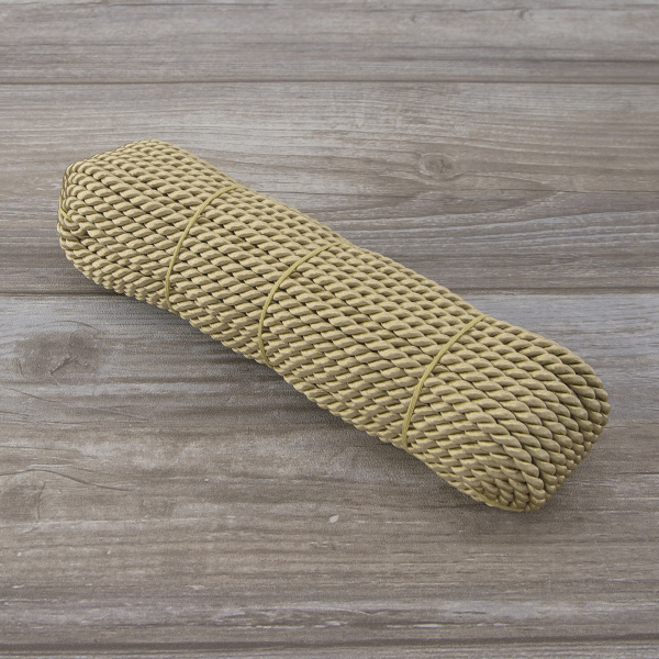 Шнур витой PEGA, бежевый, 5 мм. Арт 845214450A1903      