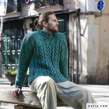 Пряжа Bulky Tweed, 80% акрил, 15% шерсть, 5% вискоза, 100 г, 150 м. Арт 1305.200