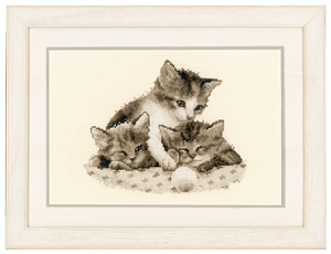 Набор для вышивания "Три маленьких котенка"