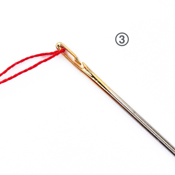 Иглы ручные для лёгкого вдевания в пластиковом контейнере № 4-8, 9 шт. Арт 216G.OS.48