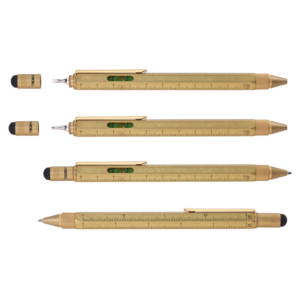 Ручка шариковая TROIKA многофункциональная "CONSTRUCTION". Арт PIP20/AB