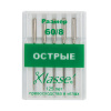 Иглы для бытовых швейных машин микротекс № 60. Арт A6135/60                