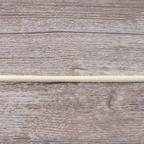 Шнур плетеный SPIRAL ( SAFISA), 4 мм, 25 м, цвет кремовый. Арт 25281-4-56