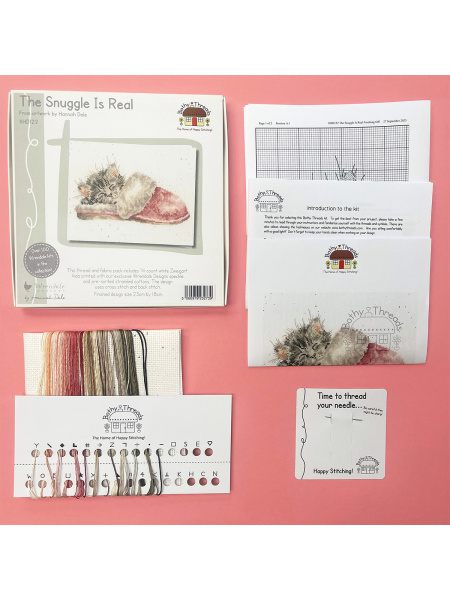 Набор для вышивания "The Snuggle Is Real". Арт XHD122