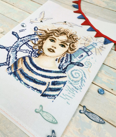 Набор для вышивания "Море в сердце". Арт 09.005.05