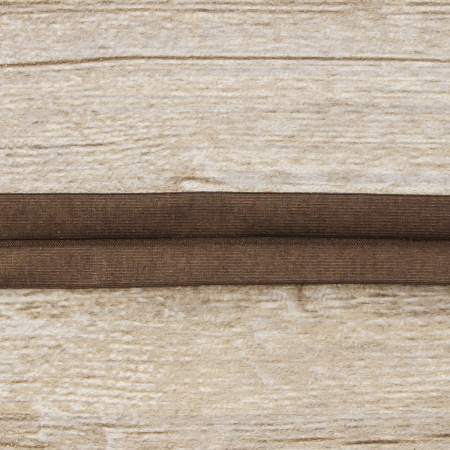 Косая бейка хлопок, 20 мм, 20 м, цвет 17, коричневый темный. Арт 6598-20мм-17