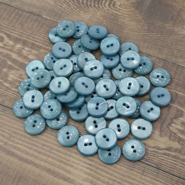 Пуговицы CONCEPT Mother of Pearl, размер 24, полиэстер, цвет COL.B. Арт 75315-024-COL.B