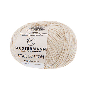 Пряжа Star Cotton, 97% хлопок, 2% полиэстер, 1% полиамид, 50 г, 160 м