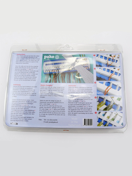 Органайзер PAKO для мулине на 50 ячеек, в комплекте 10 картонных вкладышей. Арт 705.060