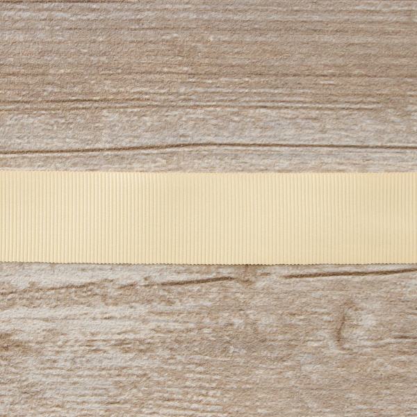 Лента репсовая SAFISA, 25 мм, 25 м, цвет 21 персиковый айвори. Арт 350-25мм-21