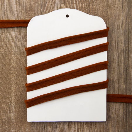 Резинка окантовочная, цвет коричневый. Арт VE/1780