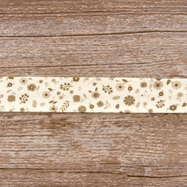 Косая бейка с рисунком SAFISA, арт.6628, 20 мм, 20 м, цвет 01. Арт 6628-20мм-01