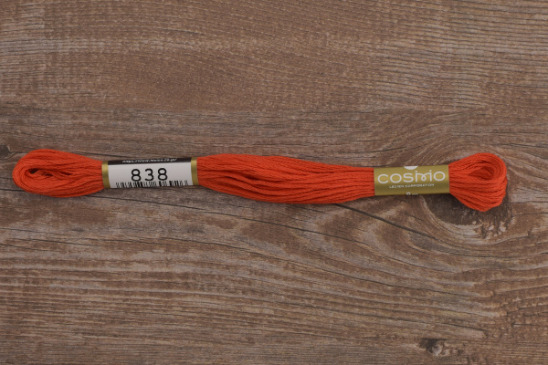 Мулине COSMO однотонный цвет  838       . Арт 25-6/838       