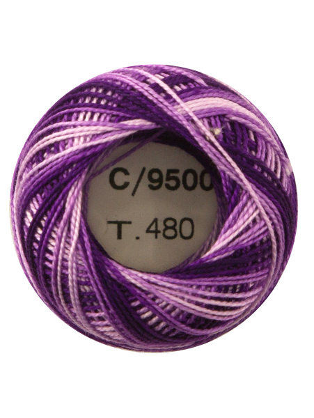 Мулине "Finca Perle"(Жемчужное"), №12,мультиколорный цвет 9500. Арт 00009/12/9500           