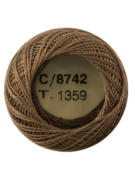 Мулине "Finca Perle"(Жемчужное"), №16,однотонный цвет 8742. Арт 00008/16/8742           