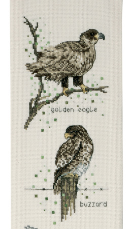 Набор для вышивания панно "Хищная птица". Арт 35-8130          