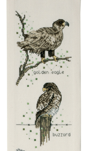 Набор для вышивания панно "Хищная птица". Арт 35-8130          