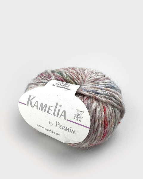 Пряжа Kamelia, 67% шерсть, 20% альпака, 6% акрил, 5% шелк, 2% вискоза, 50 г, 90 м. Арт 880500.880517