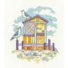 Набор для вышивания "Желтый пляжный домик". Арт BHYE1748A