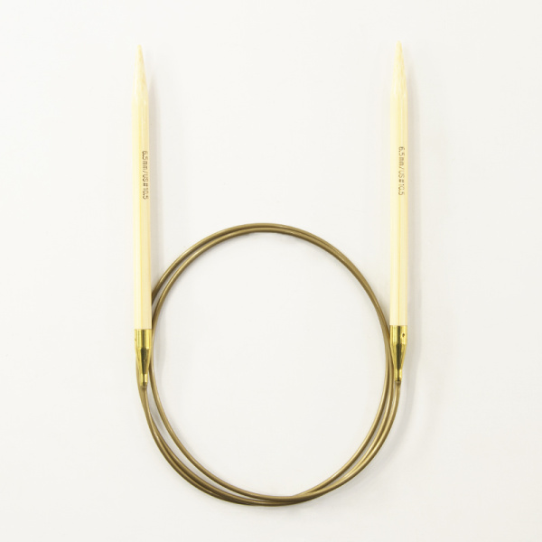 Спицы, круговые, бамбук addiNature BAMBOO №6,5, 100 см. Арт 555-7/6.5-100