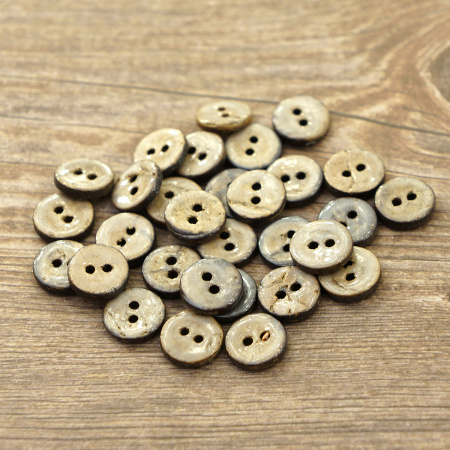 Пуговицы CONCEPT, размер 18, кокос, цвет COL.NAT натуральный. Арт 1919H-018-COL.NAT