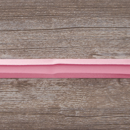 Косая бейка атласная  на блистере SAFISA, 20 мм, 2,5 м, цвет 05, розовый. Арт P06260-20мм-05          