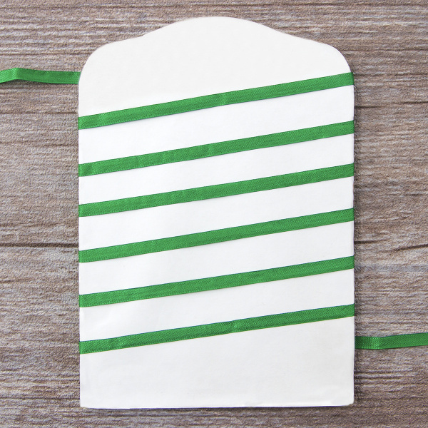 Лента для вышивания SAFISA на блистере, 4 мм, 5 м, цвет 25, зеленый . Арт P111-4мм-25             