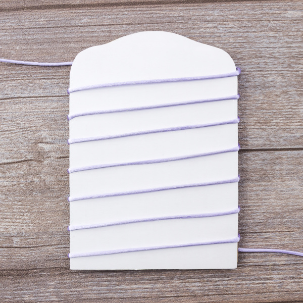 Шнур атласный SAFISA 2 мм, 25 м, цвет 08, сиреневый. Арт 462-08                  