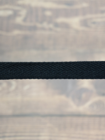 Тесьма киперная SAFISA, 15 мм, 25 м, цвет 01, черный. Арт 0270-15мм-01