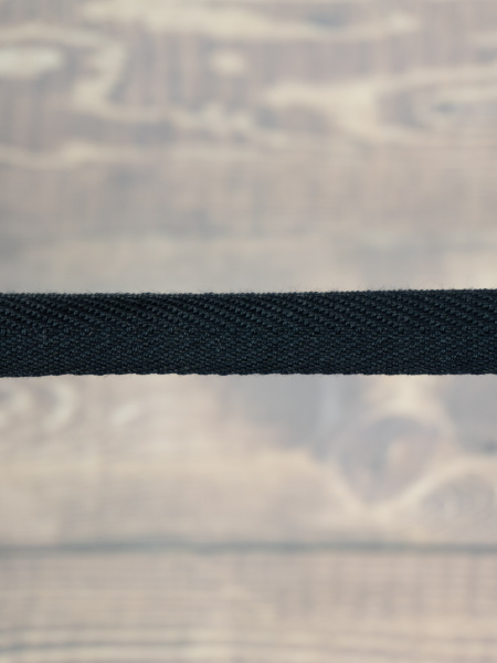 Тесьма киперная SAFISA, 15 мм, 25 м, цвет 01, черный. Арт 0270-15мм-01