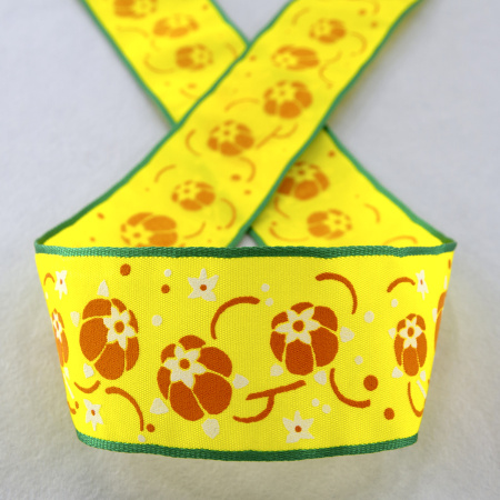 Лента с рисунком SAFISA, 40 мм, 15 м, цвет 01. Арт 25192-40мм-01           