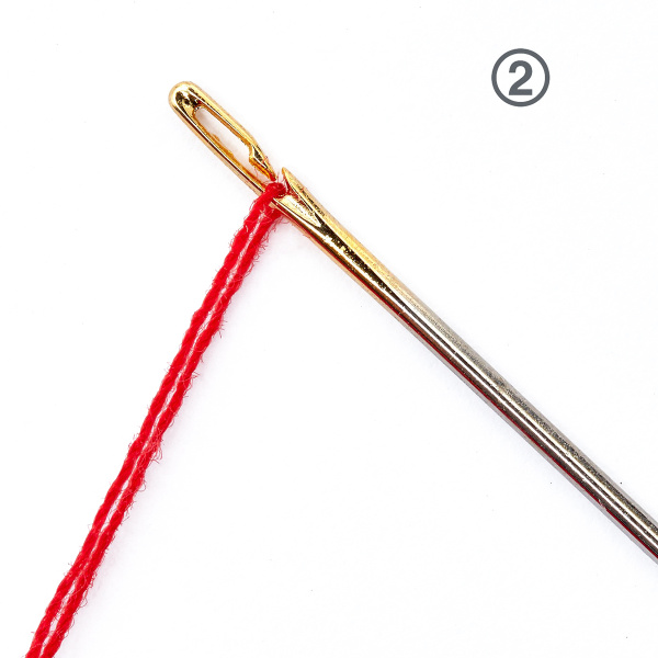 Иглы ручные для лёгкого вдевания в пластиковом контейнере № 4-8, 9 шт. Арт 216G.OS.48