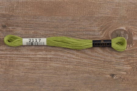 Мулине COSMO однотонный цвет  2117      . Арт 25-6/2117      