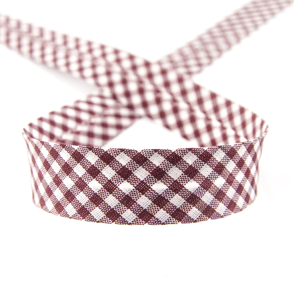 Косая бейка с рисунком SAFISA, арт.5400, 20 мм, 25 м, цвет 58. Арт 5400-20мм-58