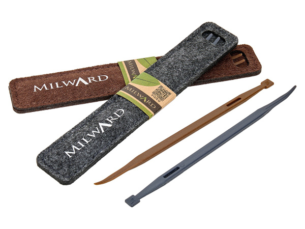 Инструмент для шитья 6-в-1, 2 шт. в фетровом чехле, 2 цвета, 40 шт. в картонном прикассовом стенде. Арт 9271502.DB