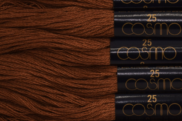 Мулине COSMO однотонный цвет  310       . Арт 25-6/310       