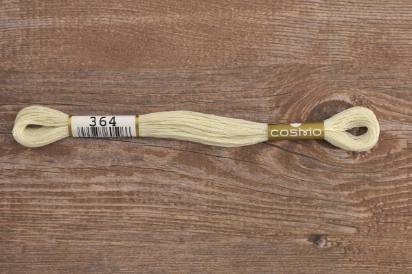 Мулине COSMO однотонный цвет  364       . Арт 25-6/364       