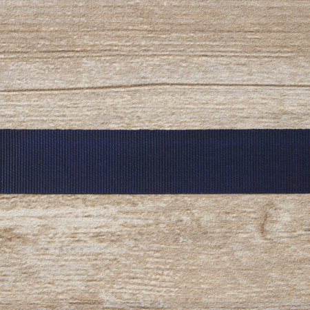 Лента репсовая SAFISA, 25 мм, 25 м, цвет 15, темно-синий. Арт 350-25мм-15(25)        