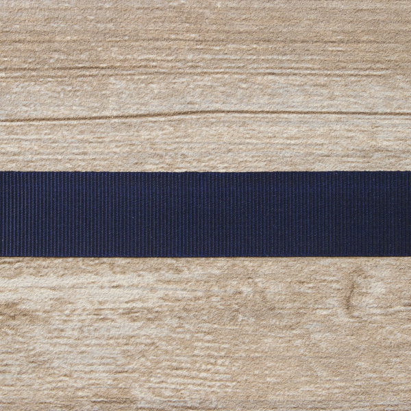 Лента репсовая SAFISA, 25 мм, 25 м, цвет 15, темно-синий. Арт 350-25мм-15(25)        