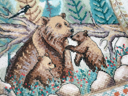 Набор для вышивания " Медведица". Арт 03.017.13