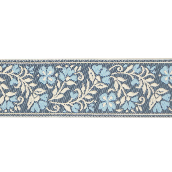 Лента из тканого жаккарда SAFISA, 25 мм, 15 м, цвет 02. Арт 9254-25мм-02