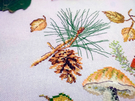 Набор для вышивания "Подберезовики". Арт 04.012.04