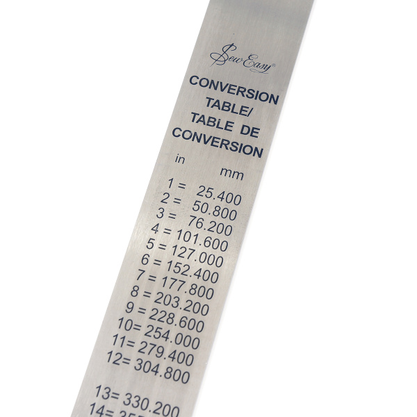 Метр металлический с градацией в сантиметрах и дюймах. Арт NL4166