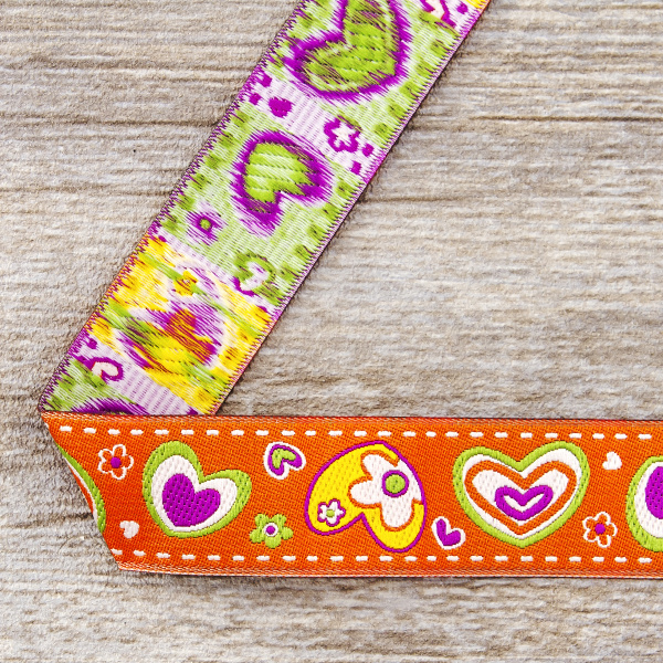 Лента жаккард SAFISA, 25 мм, 15 м, цвет 03. Арт 9127-25мм-03            