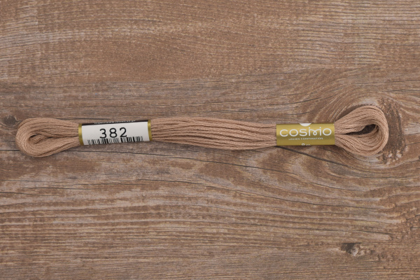 Мулине COSMO однотонный цвет  382       . Арт 25-6/382       