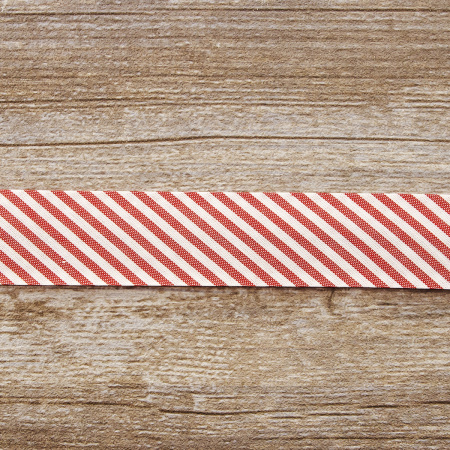 Косая бейка с рисунком SAFISA, арт.6282, 30 мм, 25 м, цвет 14. Арт 6282-30мм-14