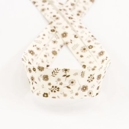 Косая бейка с рисунком SAFISA, арт.6628, 20 мм, 20 м, цвет 01. Арт 6628-20мм-01