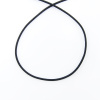Резинка шляпная SAFISA, 2 мм, цвет 01, черный. Арт 4730-2мм-01         